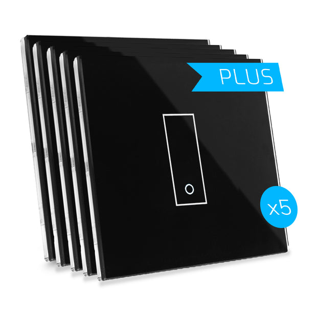 Kit van 5 E1 PLUS wifi-schakelaars - voor lichten en poorten, eenvoudige domotica voor uw huis